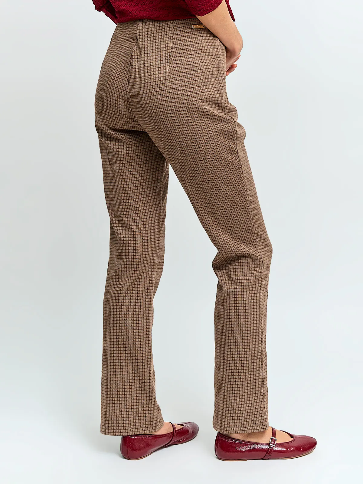 PANTALÓN MUJER CACHAREL TIPO CALZA RECTO - 3