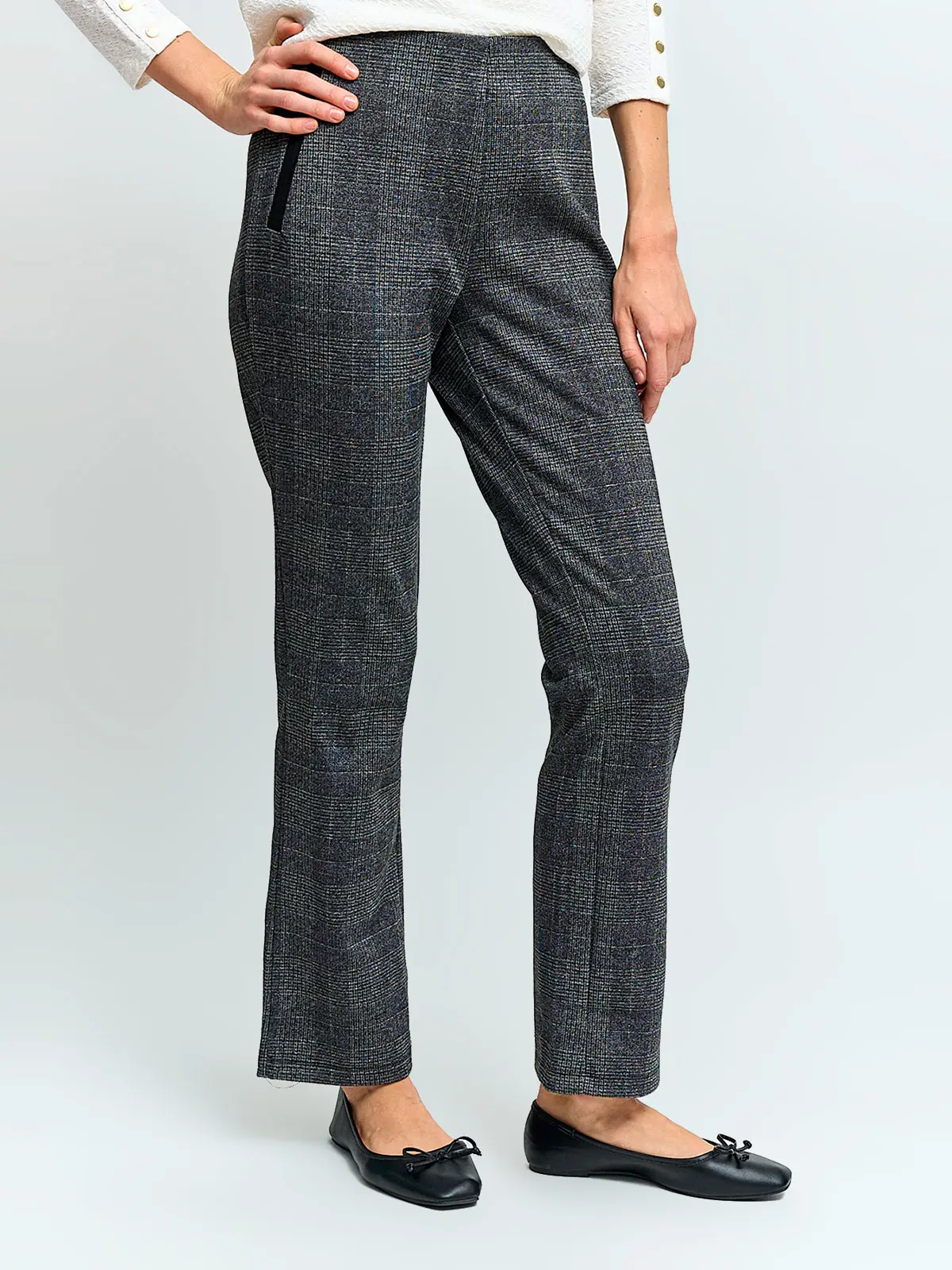 PANTALÓN MUJER CACHAREL TIPO CALZA RECTO - 2
