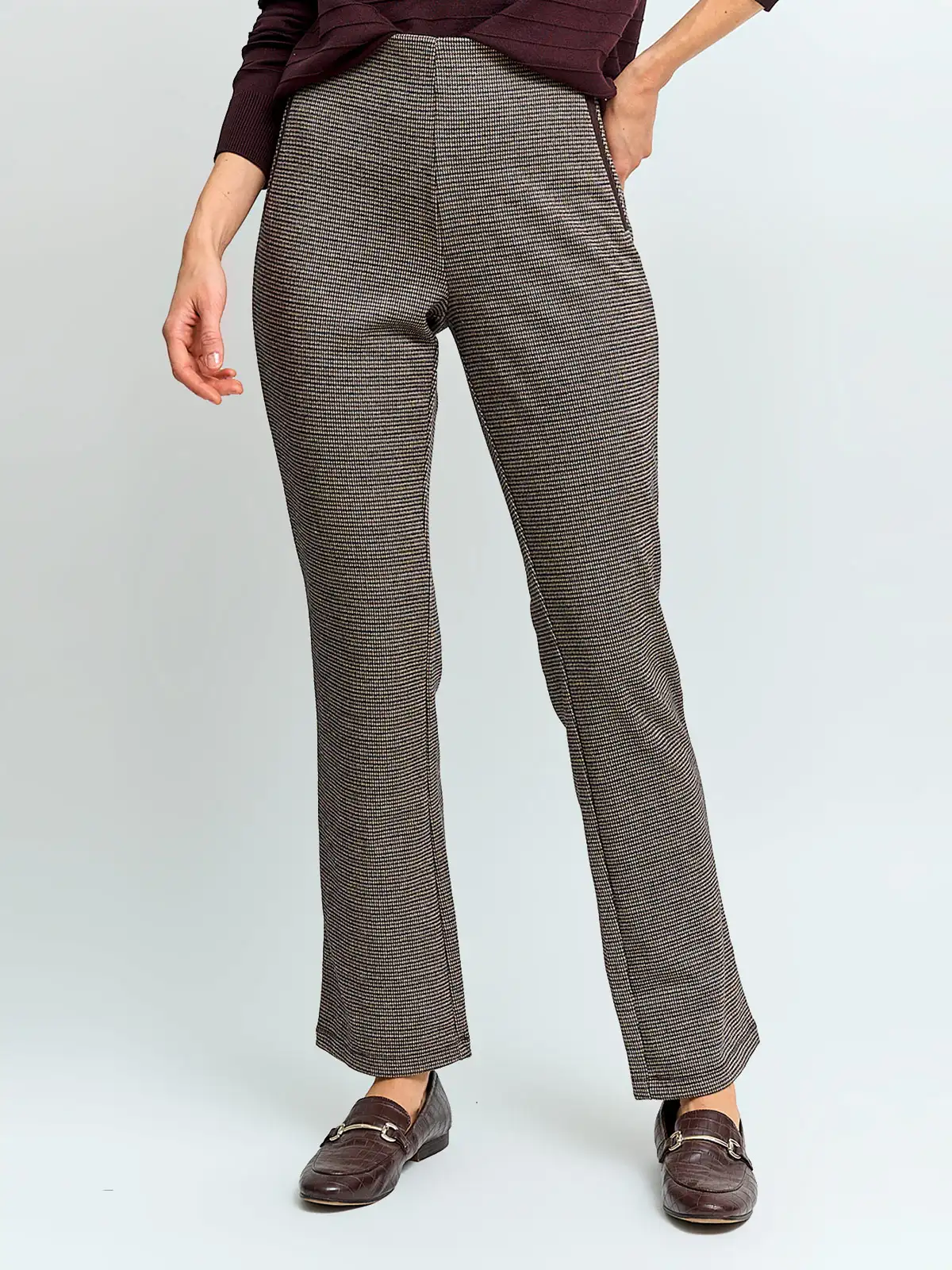 PANTALÓN MUJER CACHAREL TIPO CALZA RECTO - 2