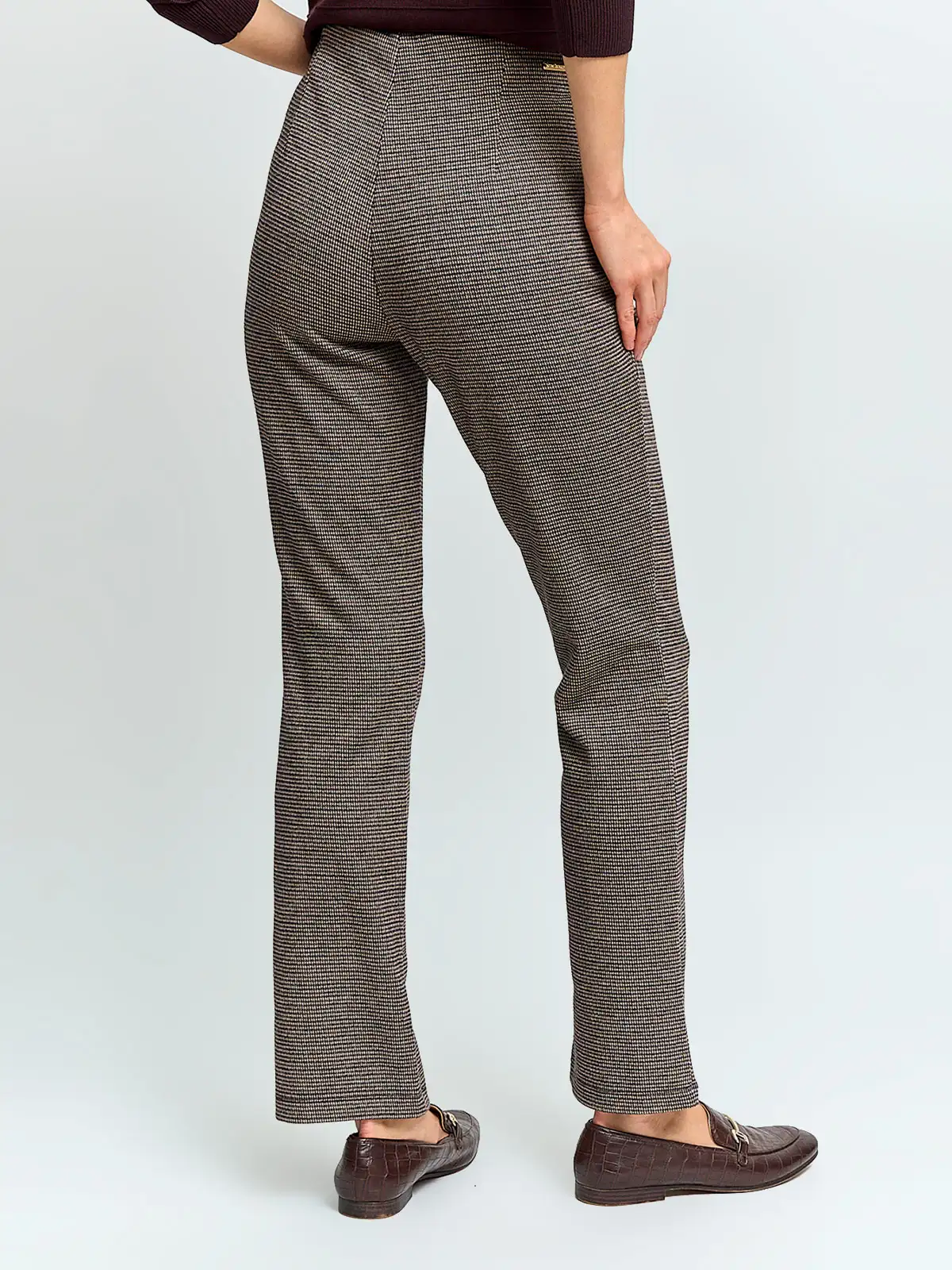 PANTALÓN MUJER CACHAREL TIPO CALZA RECTO - 3