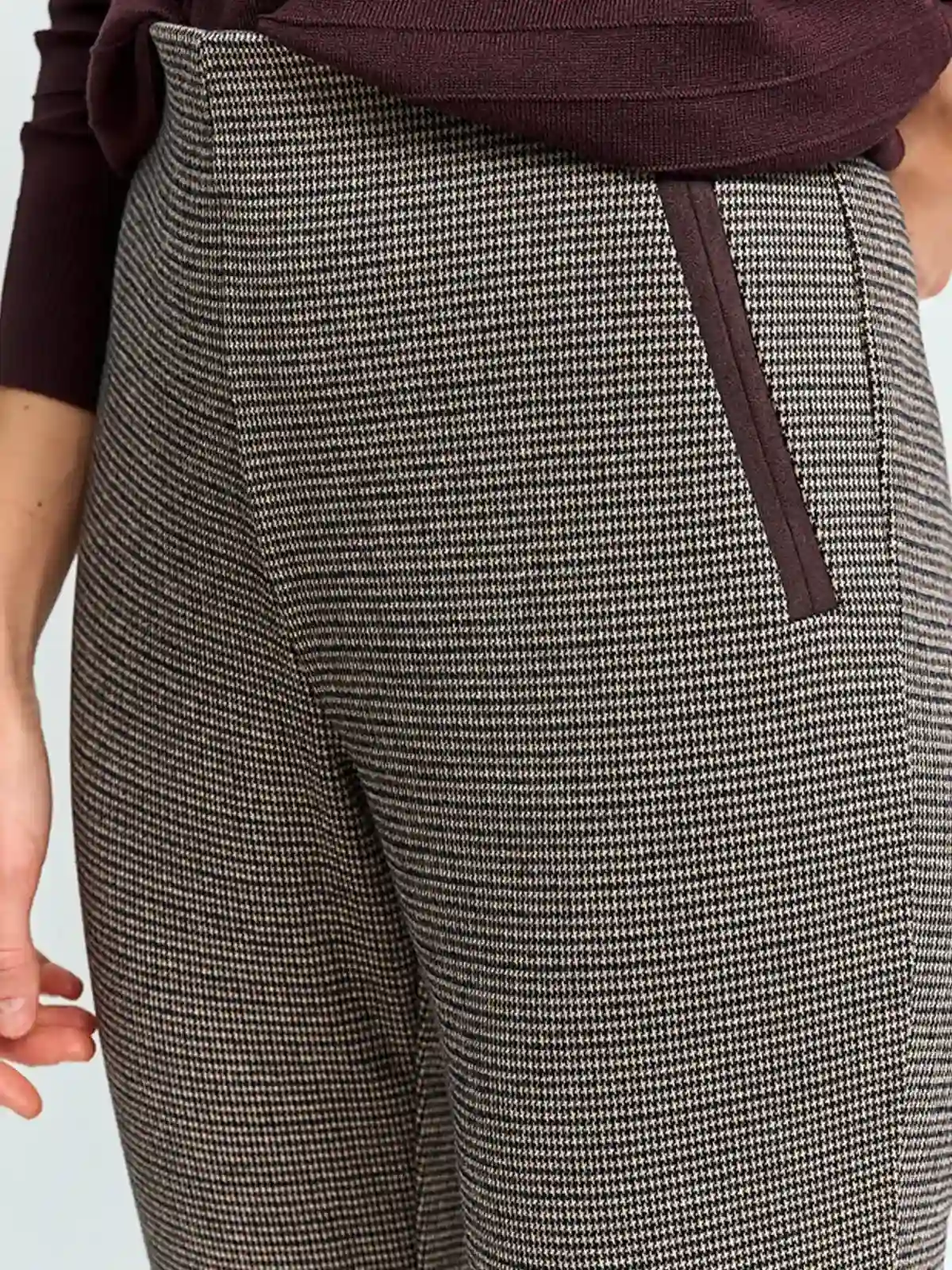 PANTALÓN MUJER CACHAREL TIPO CALZA RECTO - 4