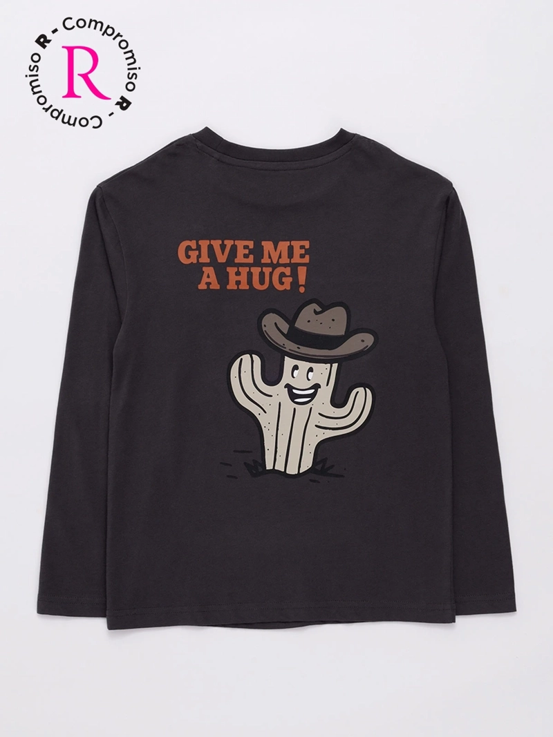 POLERA MANGA LARGA NIÑO HARVEST - 1