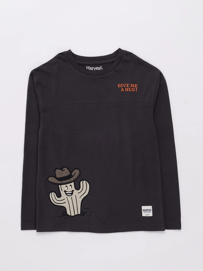 POLERA MANGA LARGA NIÑO HARVEST - 2
