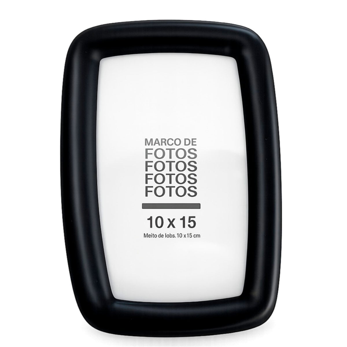 MARCO DE FOTO RIPLEY HOME REDONDEADO 10X15 CM NEGRO - 1