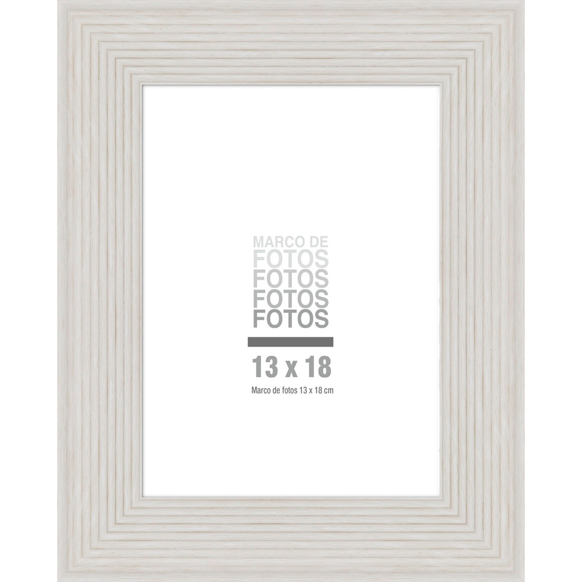 MARCO DE FOTO RIPLEY HOME MADERA 13X18 CM IVORY - 1