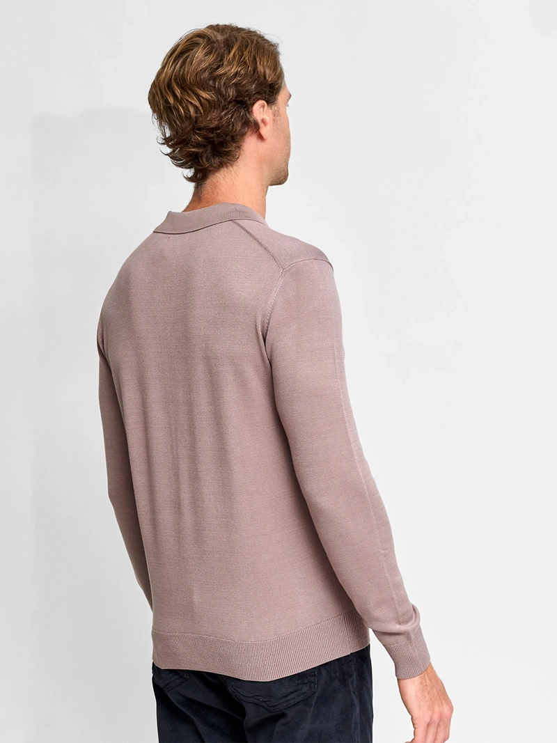 SWEATER HOMBRE CACHAREL CUELLO POLO BOTONES - 2