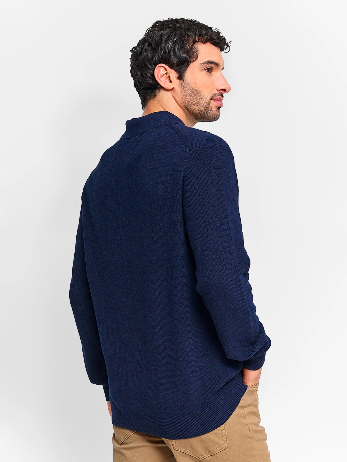SWEATER HOMBRE REGATTA ALGODÓN CUELLO POLO - 2