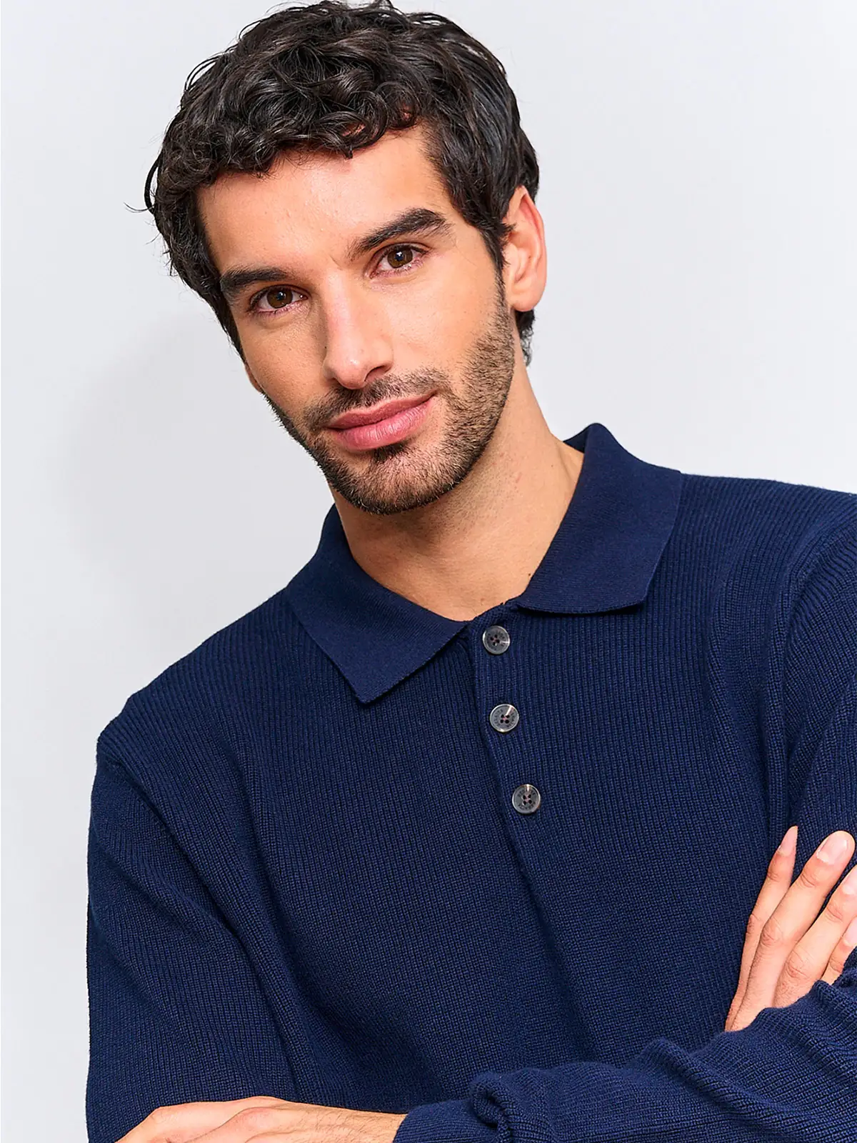 SWEATER HOMBRE REGATTA ALGODÓN CUELLO POLO - 3