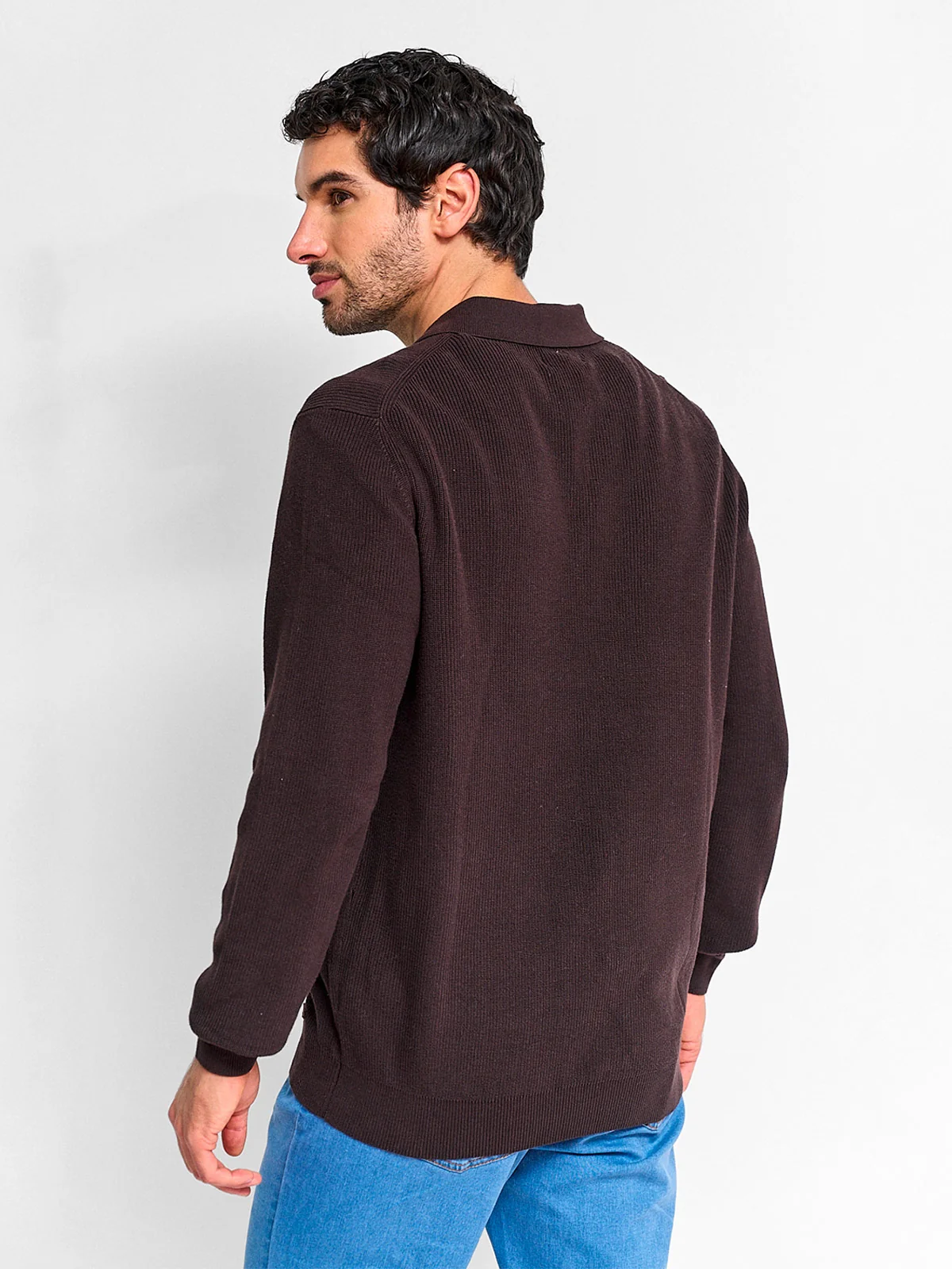 SWEATER HOMBRE REGATTA ALGODÓN CUELLO POLO - 2