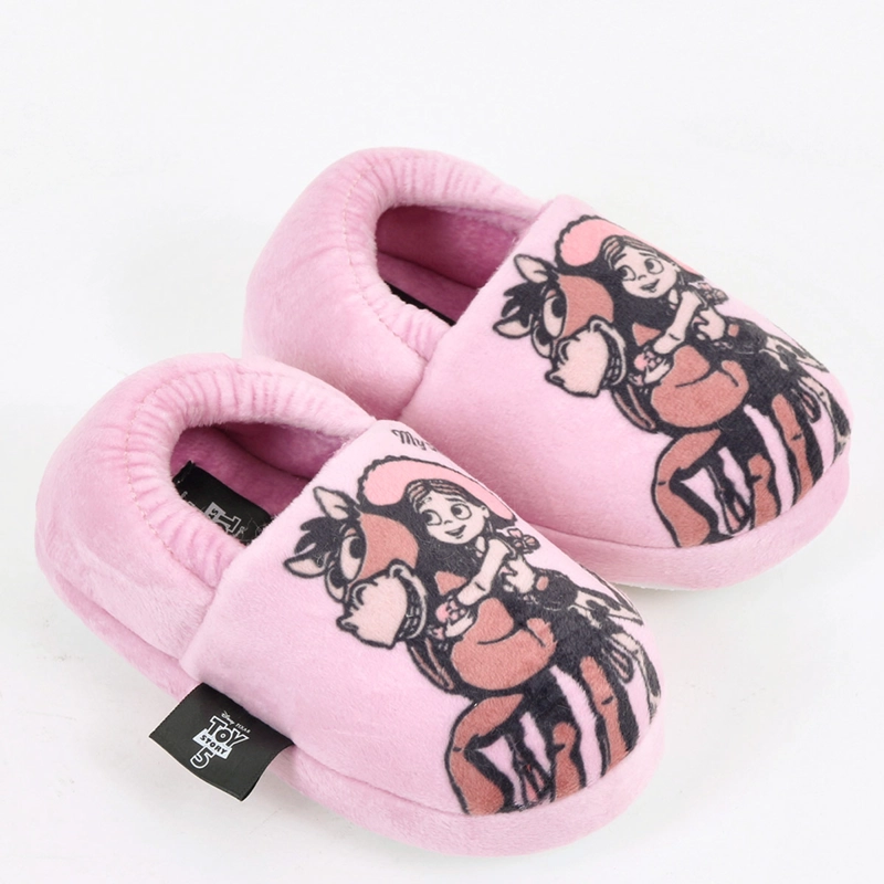 PANTUFLAS NIÑA DISNEY JESSIE ROSADO - 1