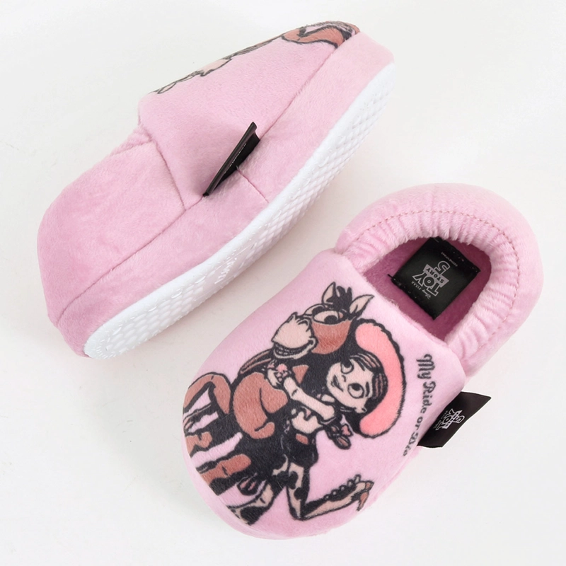 PANTUFLAS NIÑA DISNEY JESSIE ROSADO - 2