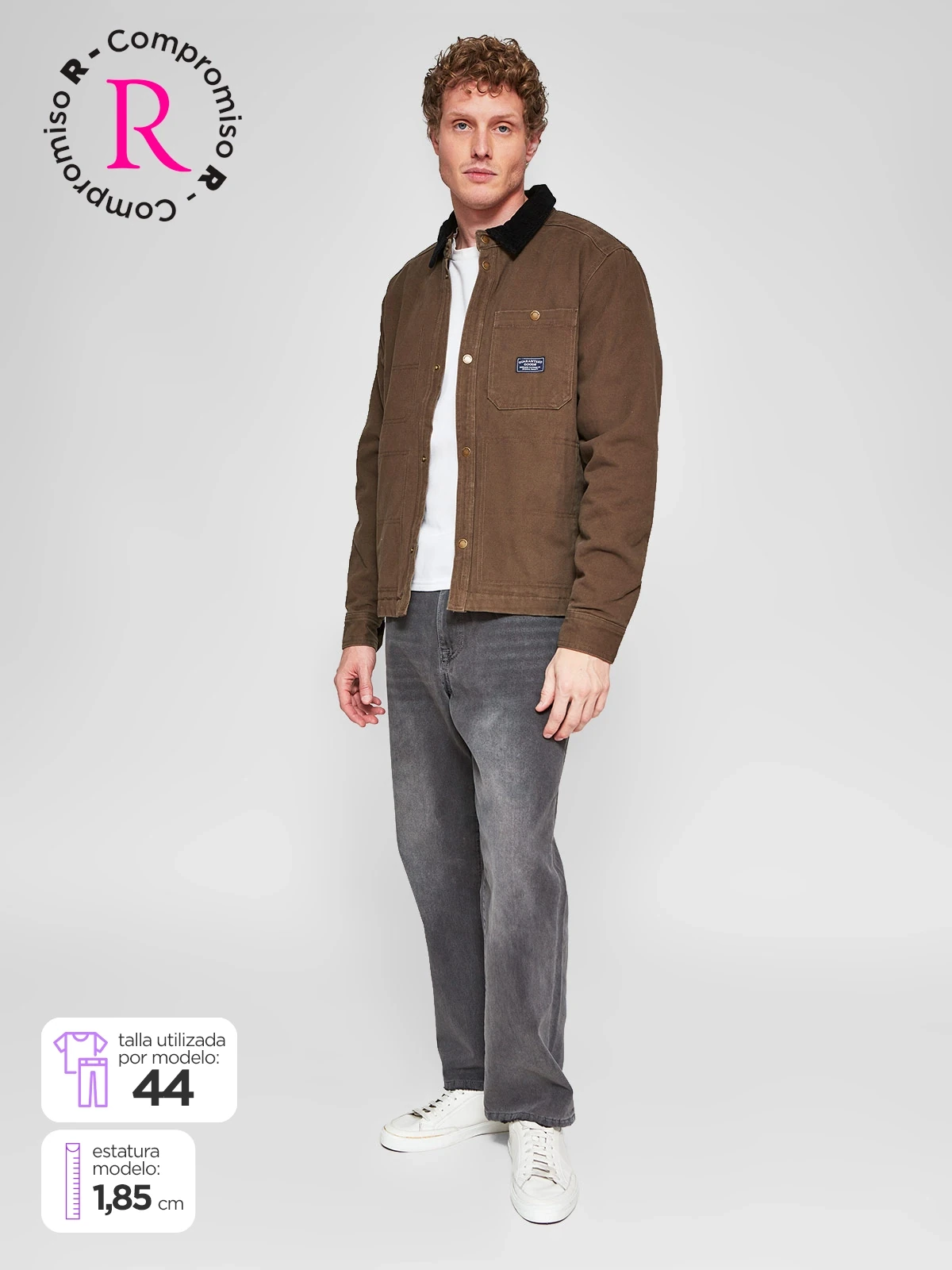 JEANS HOMBRE BARBADOS ALGODÓN BÁSICO LOOSE - 1