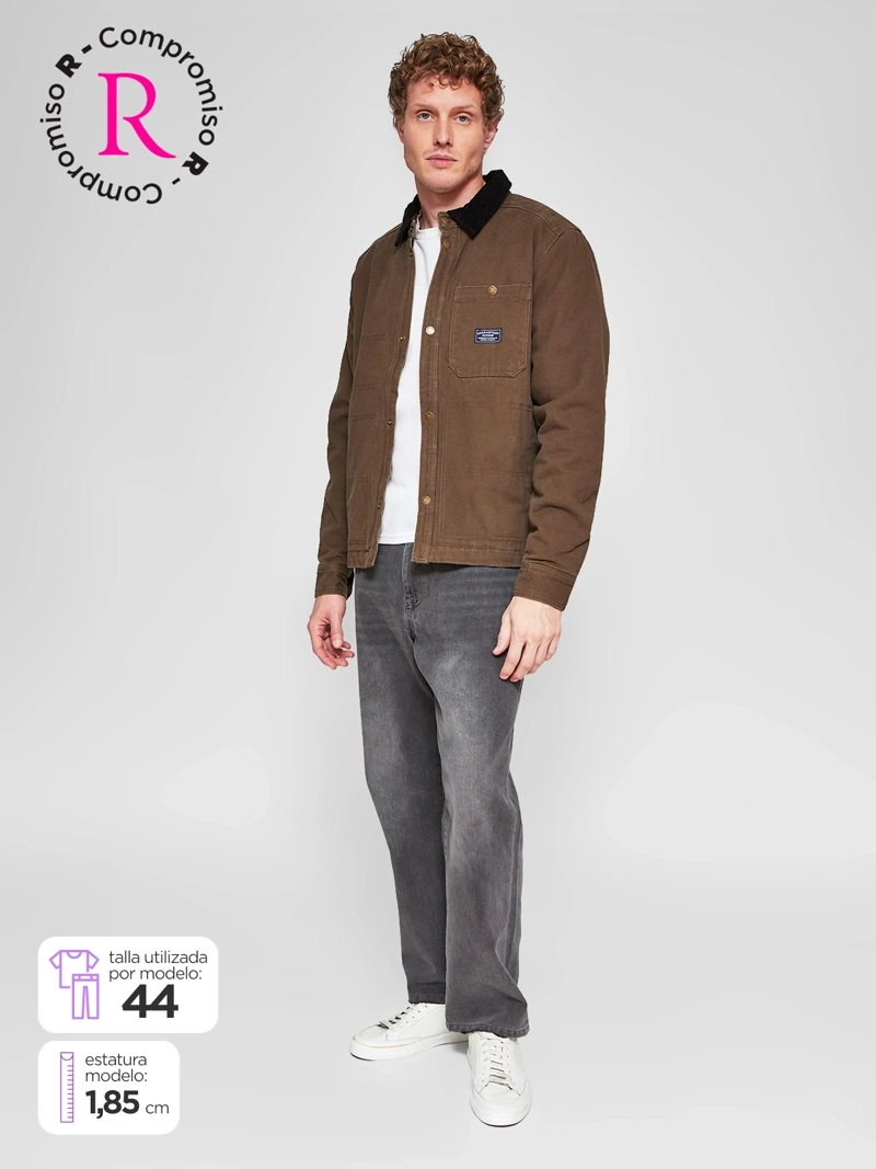 JEANS HOMBRE BARBADOS ALGODÓN BÁSICO LOOSE - 1
