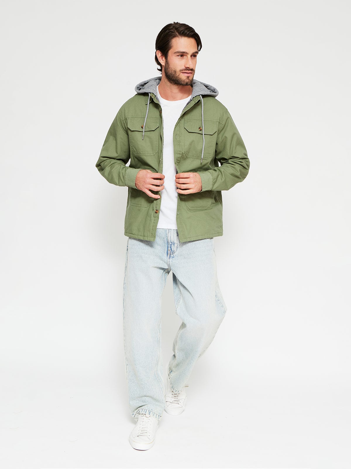 CHAQUETA HOMBRE AEROPOSTALE ALGODÓN  - 4