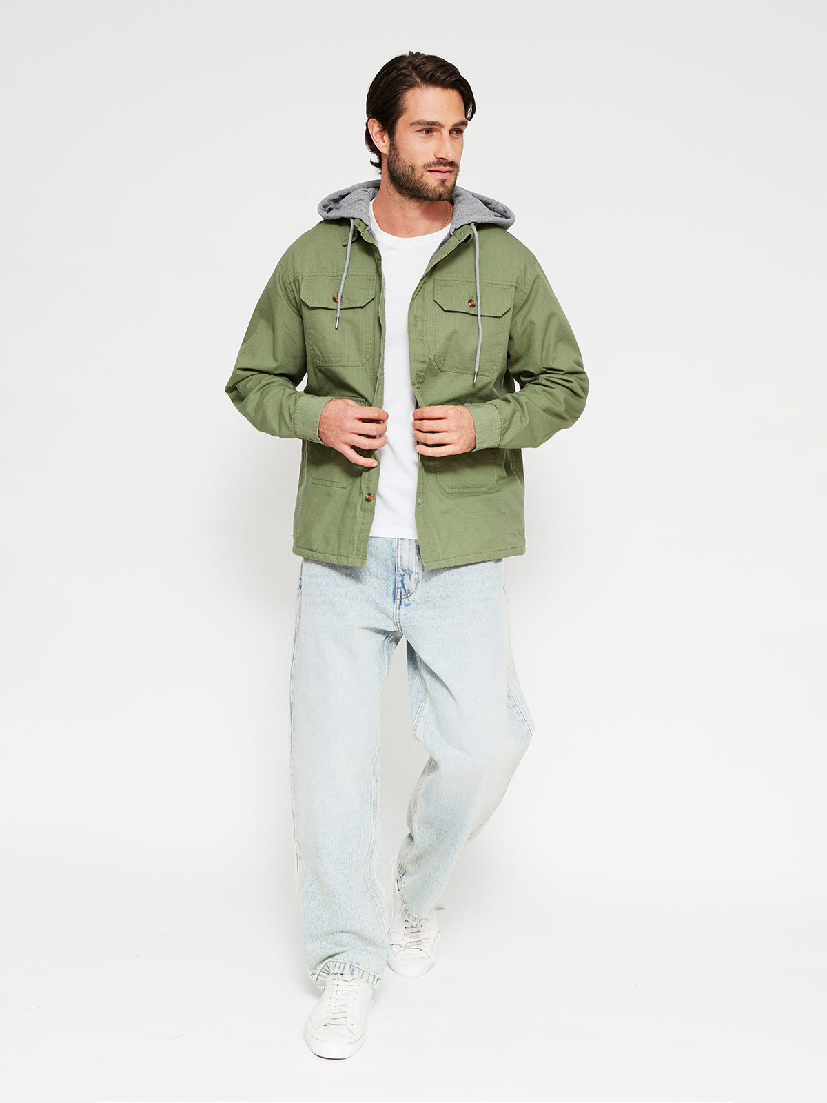 CHAQUETA HOMBRE AEROPOSTALE ALGODÓN  - 4