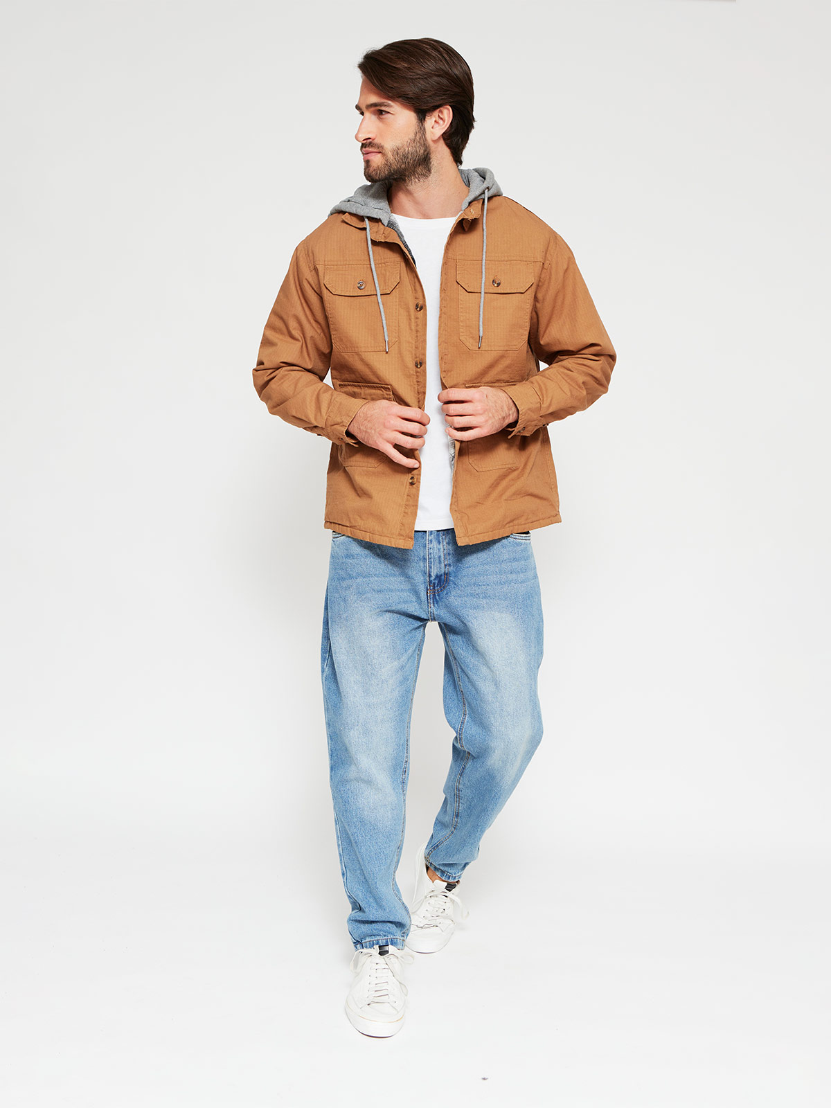 CHAQUETA HOMBRE AEROPOSTALE ALGODÓN  - 4