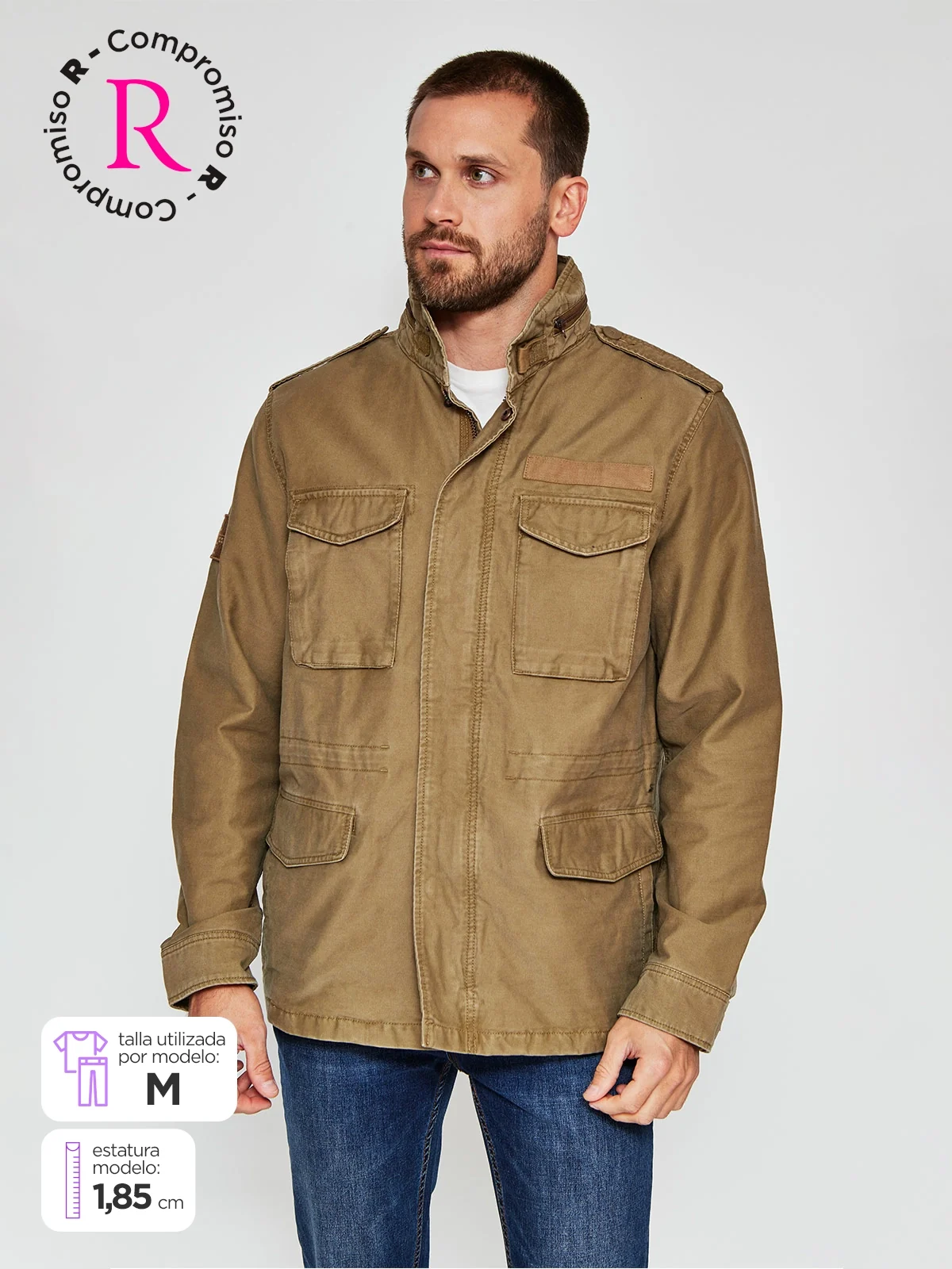 CHAQUETA HOMBRE ROBERT LEWIS ALGODÓN - 1