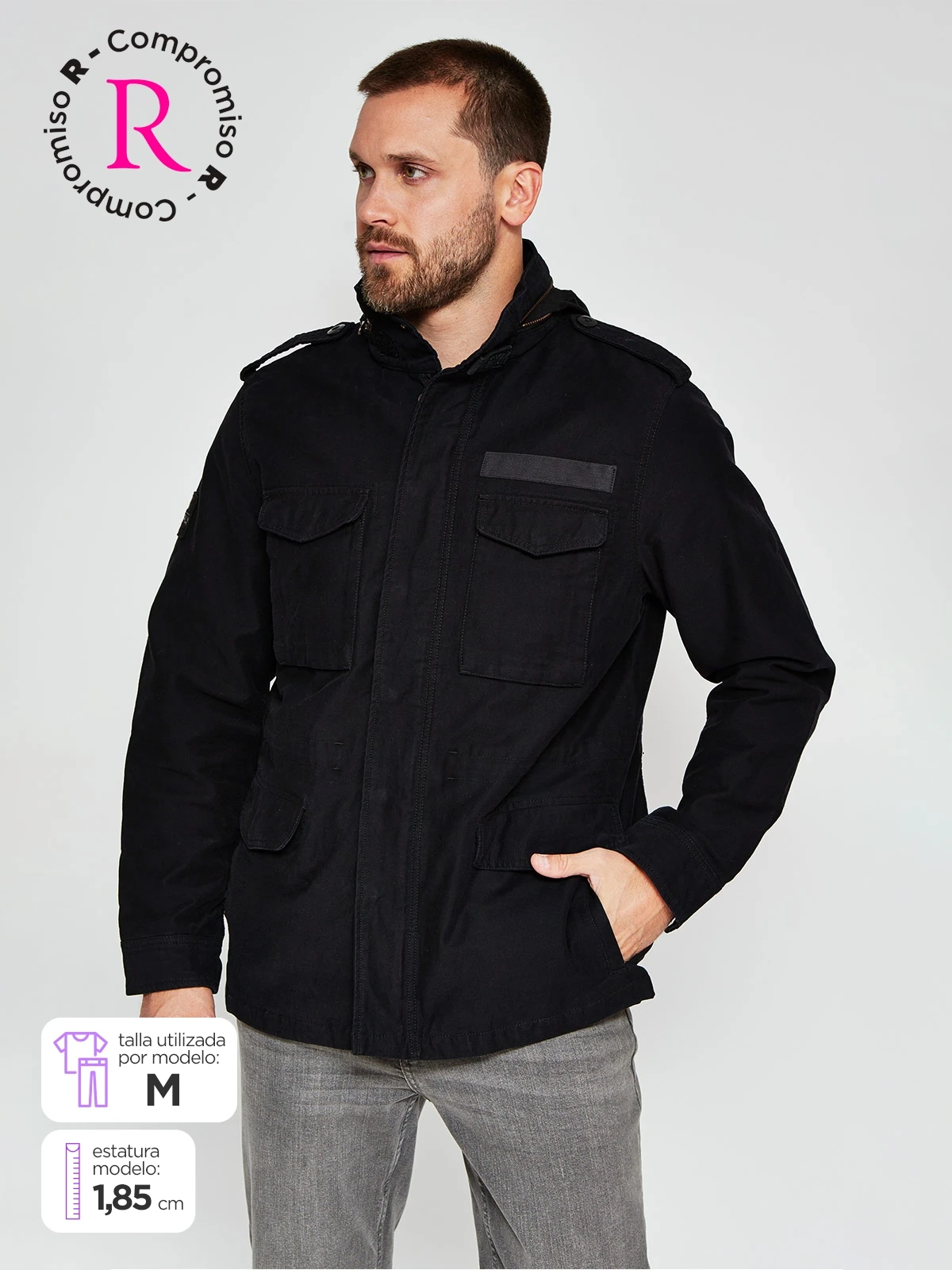 CHAQUETA HOMBRE ROBERT LEWIS ALGODÓN - 1