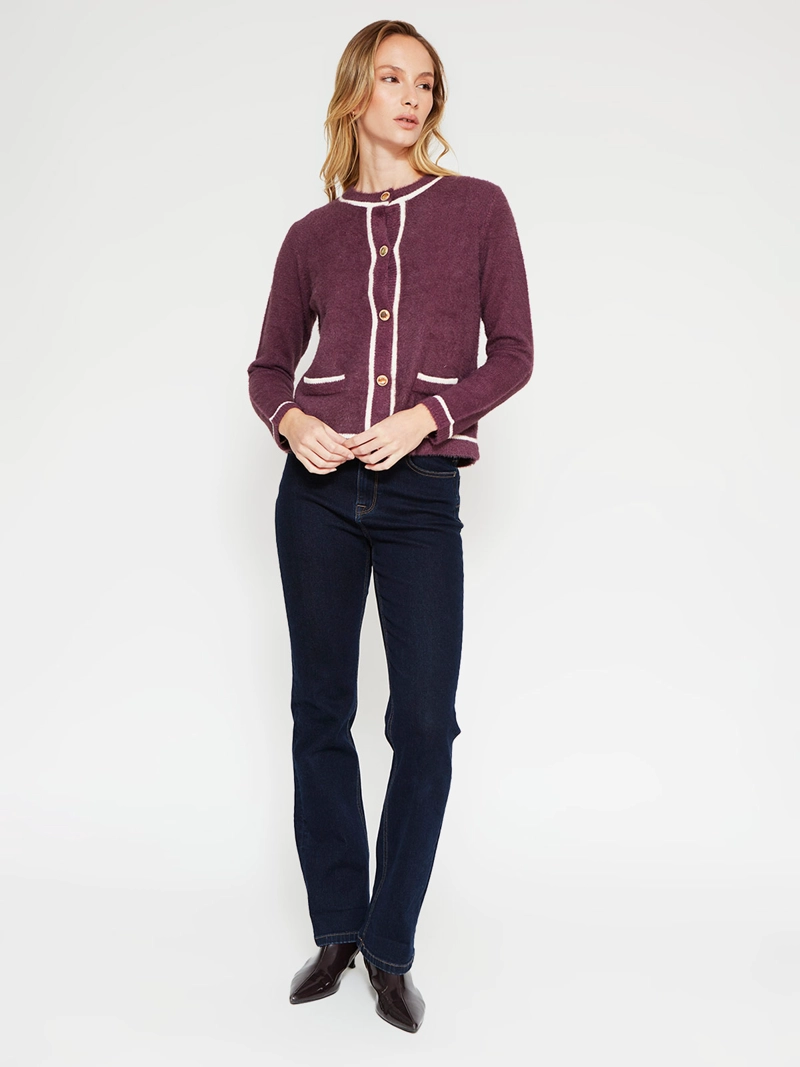 CARDIGAN MUJER CACHAREL BOTONES - 4