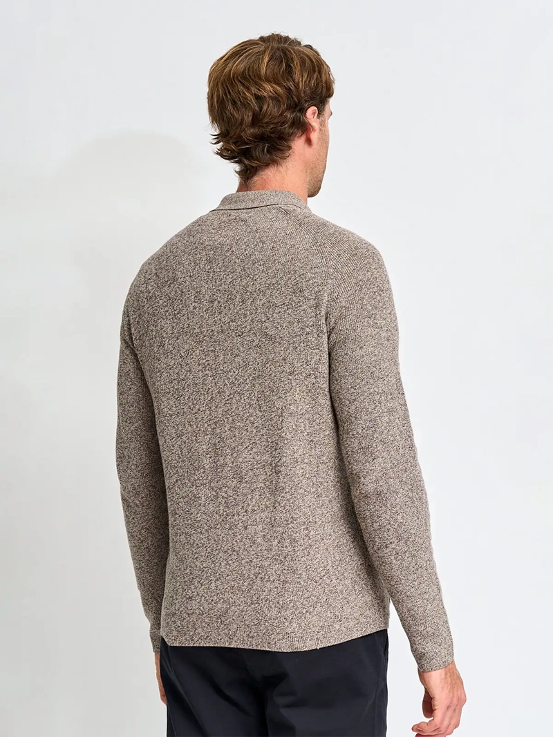 CARDIGAN HOMBRE CACHAREL ALGODÓN HALF ZIPPER - 2