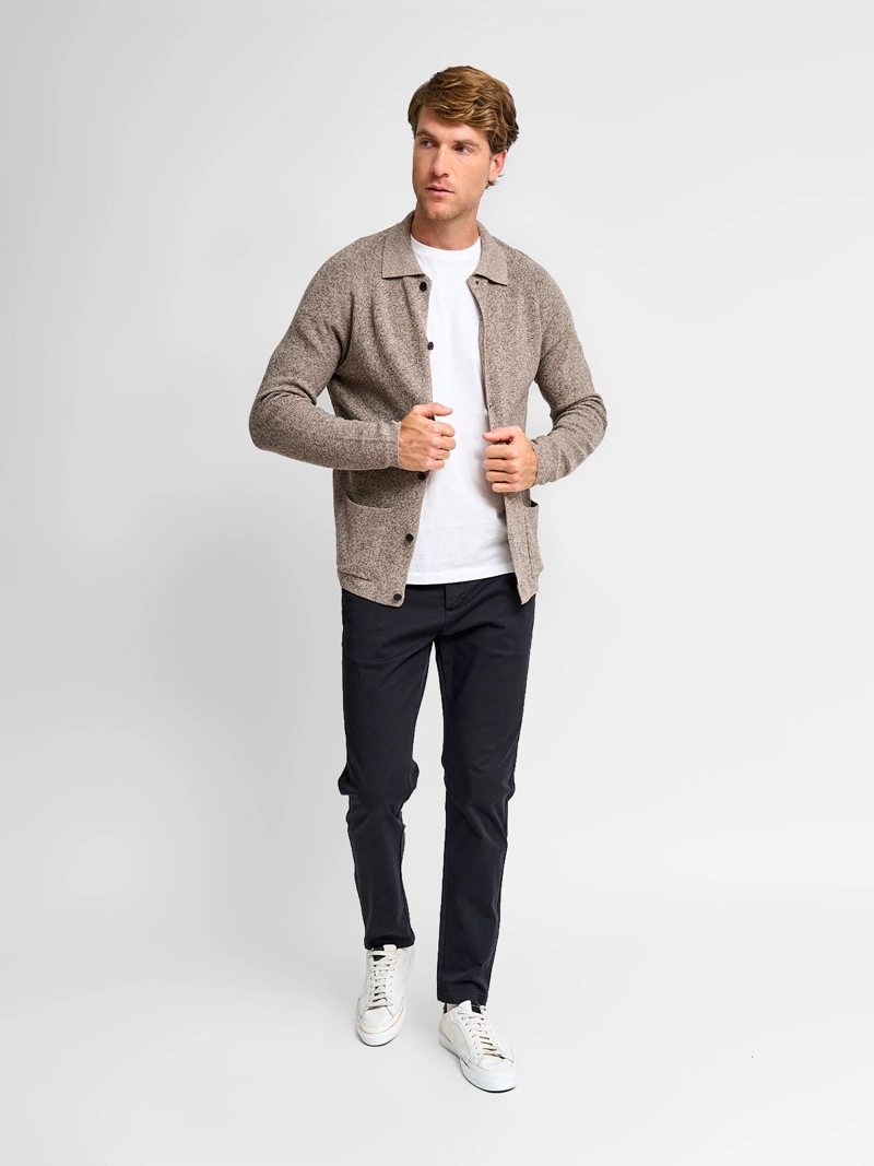CARDIGAN HOMBRE CACHAREL ALGODÓN HALF ZIPPER - 4