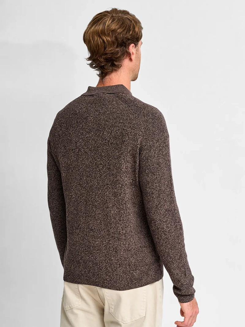 CARDIGAN HOMBRE CACHAREL ALGODÓN HALF ZIPPER - 2