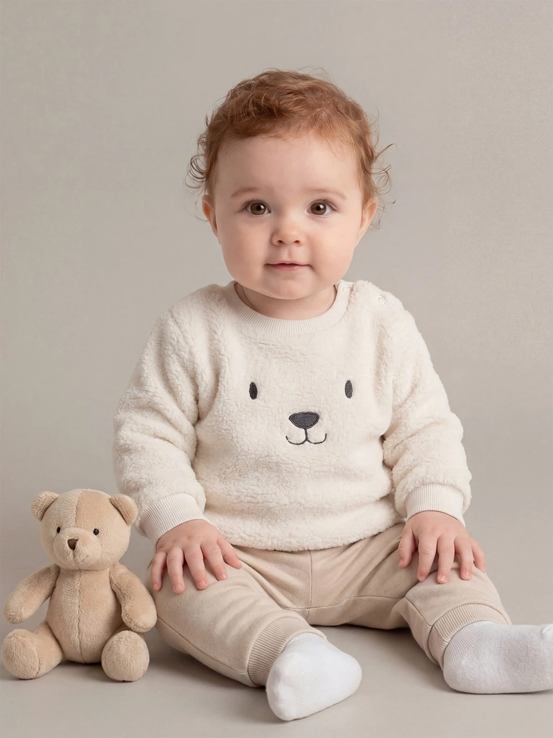 POLERON NIÑO BABY HARVEST SHERPA - 1