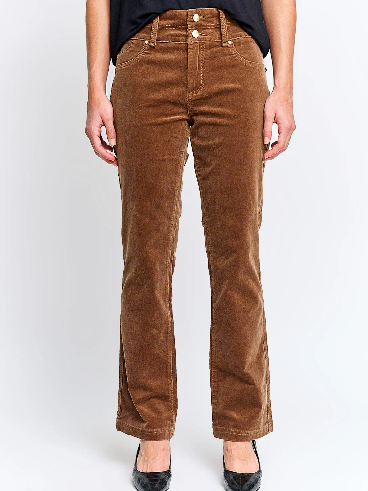 PANTALÓN MUJER CACHAREL ALGODÓN RECTO COTELÉ - 2