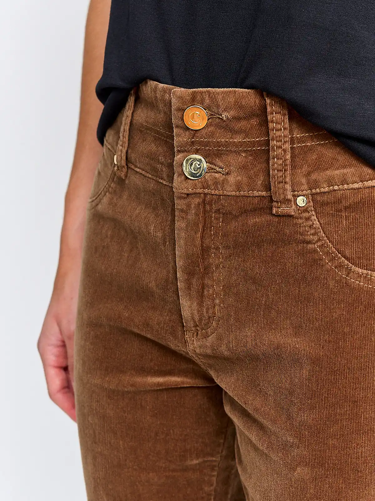 PANTALÓN MUJER CACHAREL ALGODÓN RECTO COTELÉ - 4