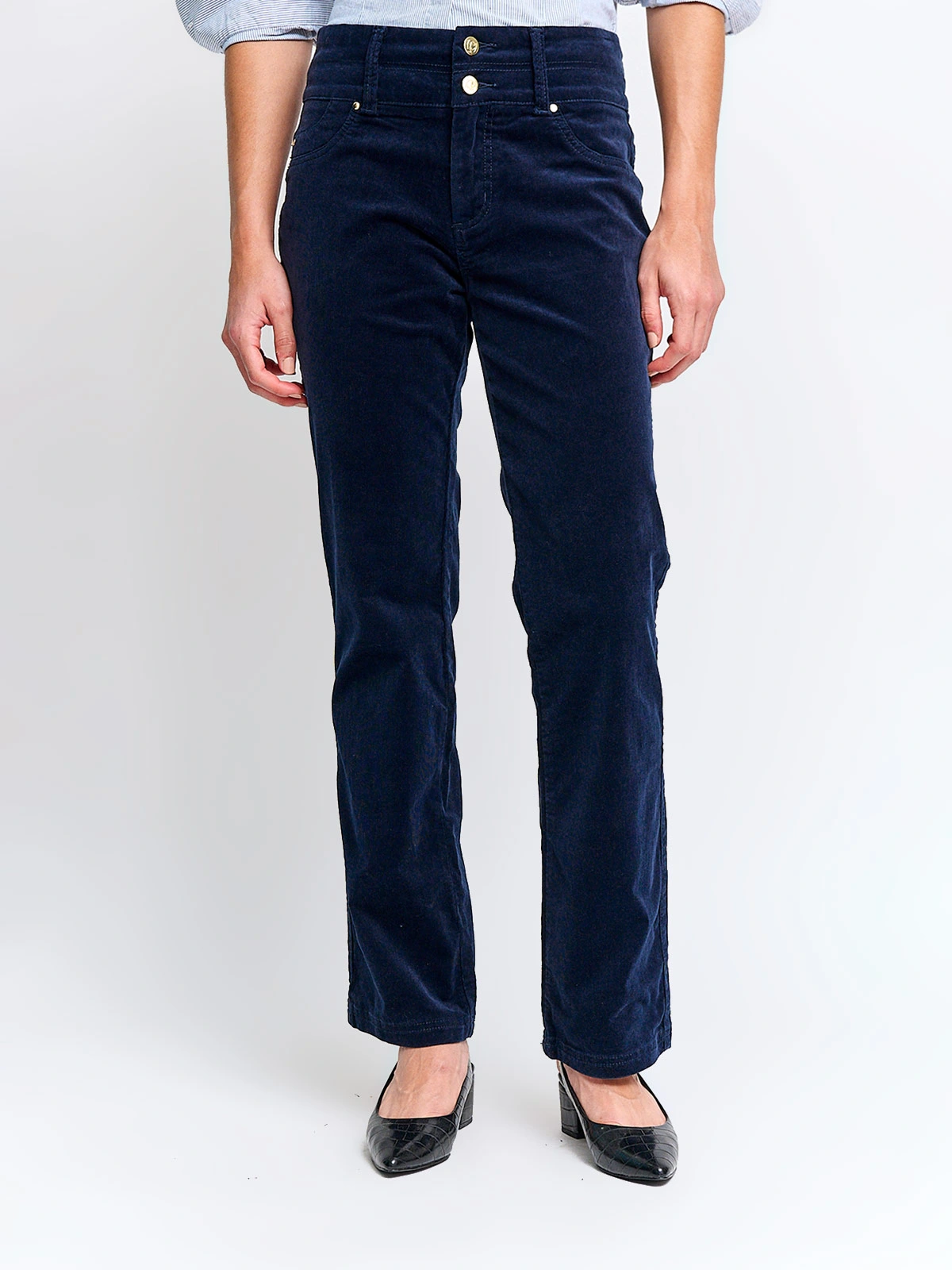 PANTALÓN MUJER CACHAREL ALGODÓN RECTO COTELÉ - 2