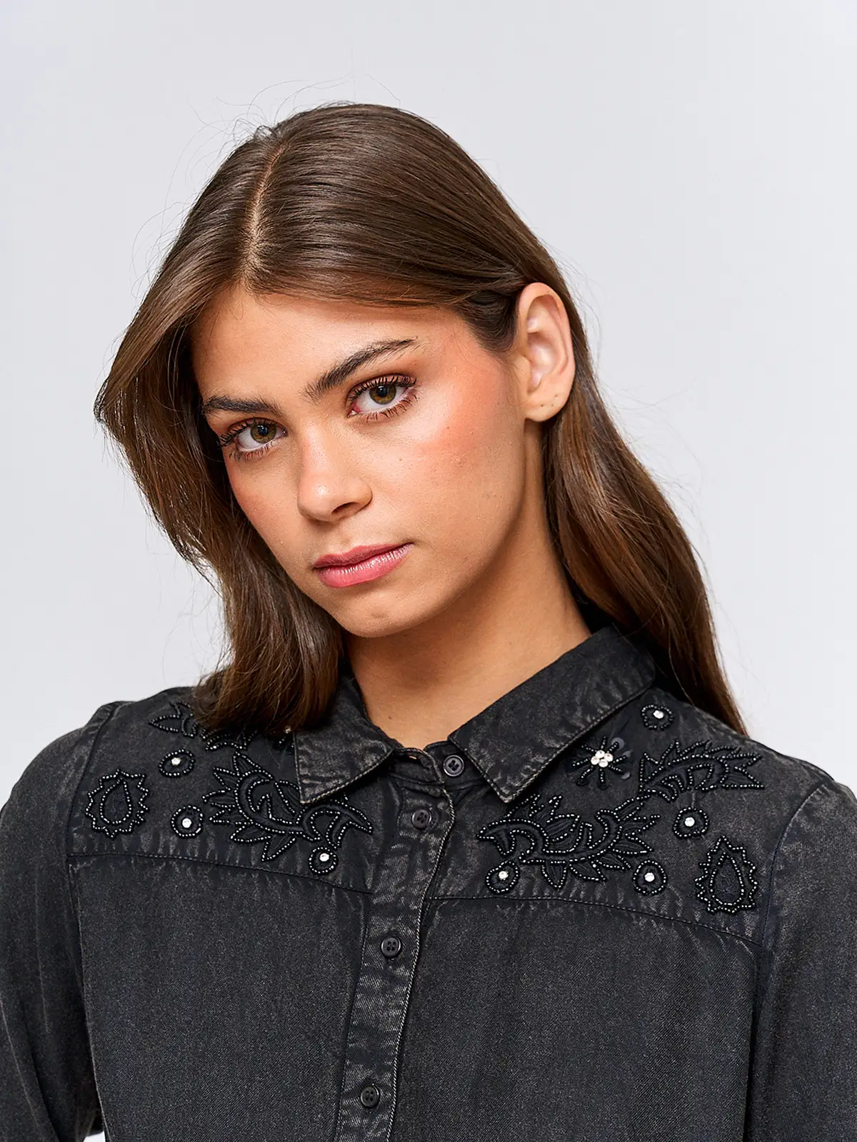 BLUSA MUJER TATIENNE MANGA LARGA MOSTACILLAS - 3