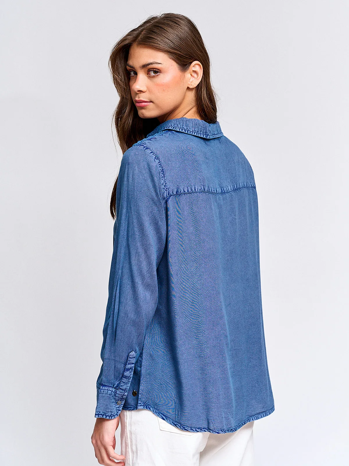 BLUSA MUJER TATIENNE MANGA LARGA BORDADO TACHAS - 2