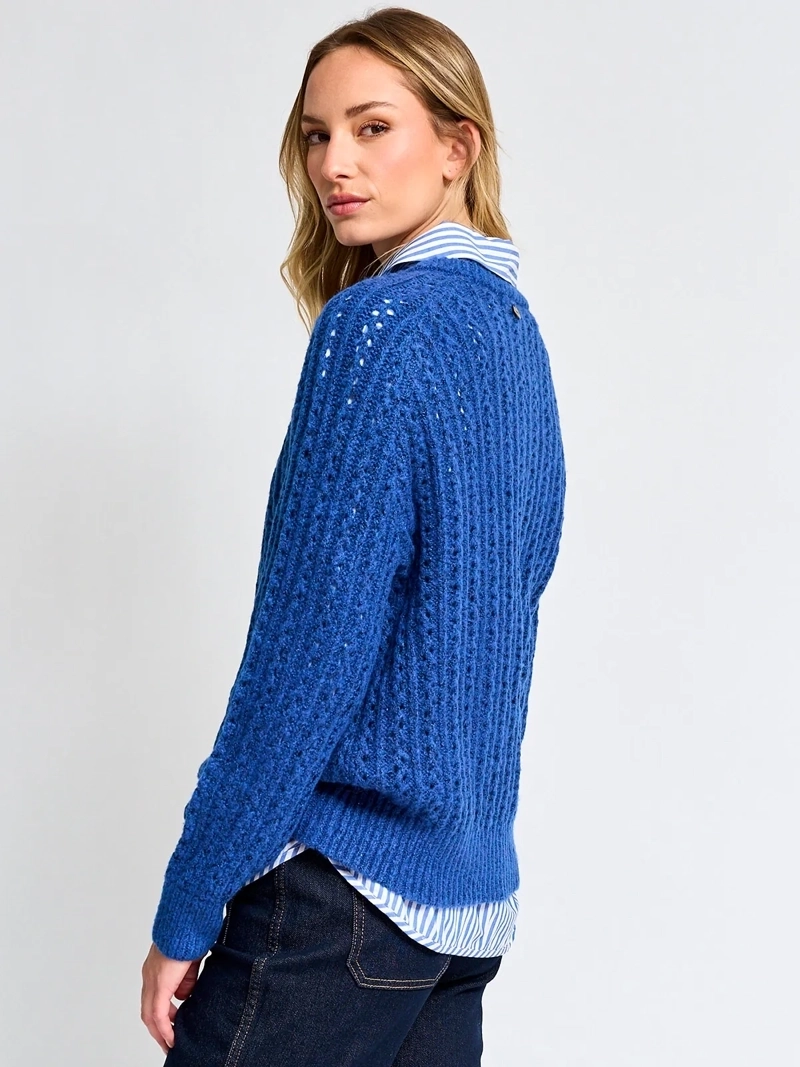 SWEATER MUJER REGATTA MANGA LARGA TRENZADO - 2