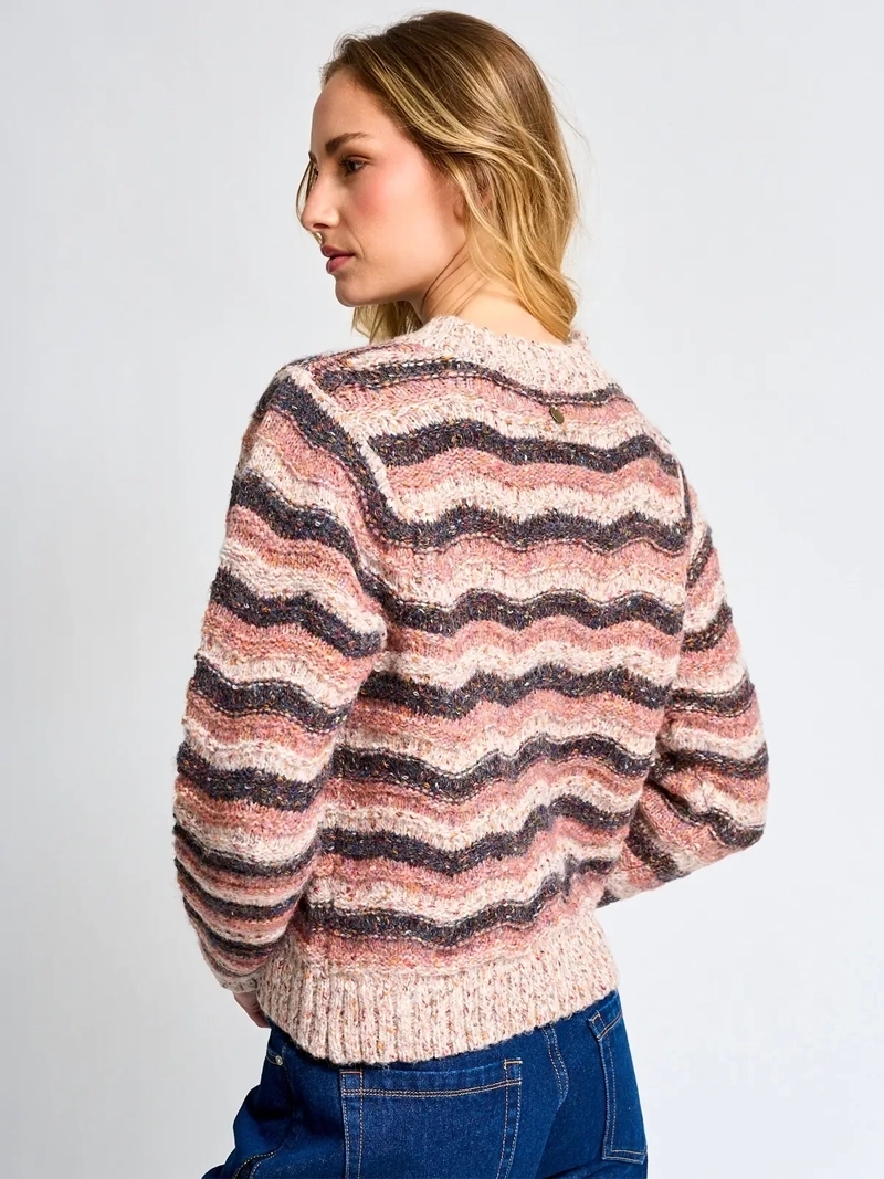 SWEATER MUJER REGATTA MANGA LARGA TRENZADO - 2