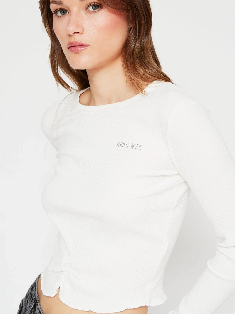 POLERA MUJER AEROPOSTALE ALGODÓN RIB - 3