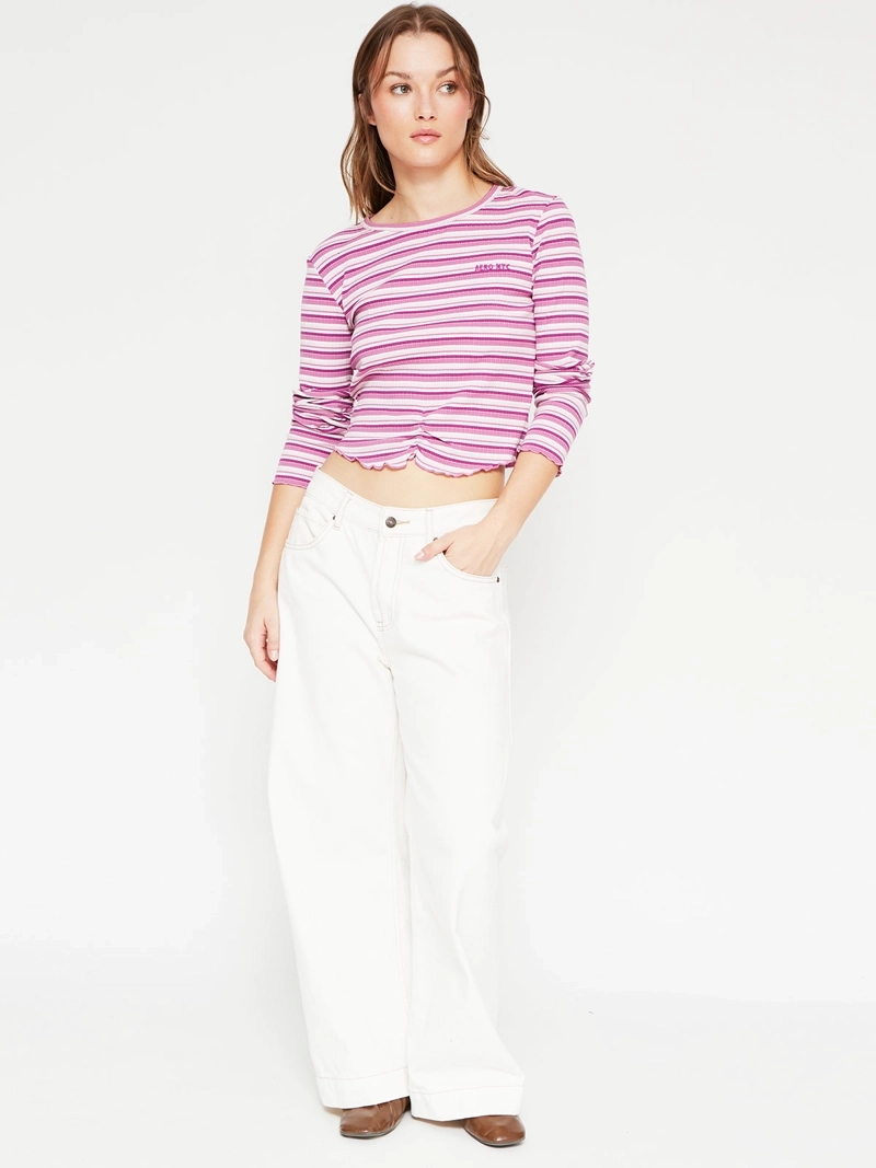 POLERA MUJER AEROPOSTALE ALGODÓN RIB - 4