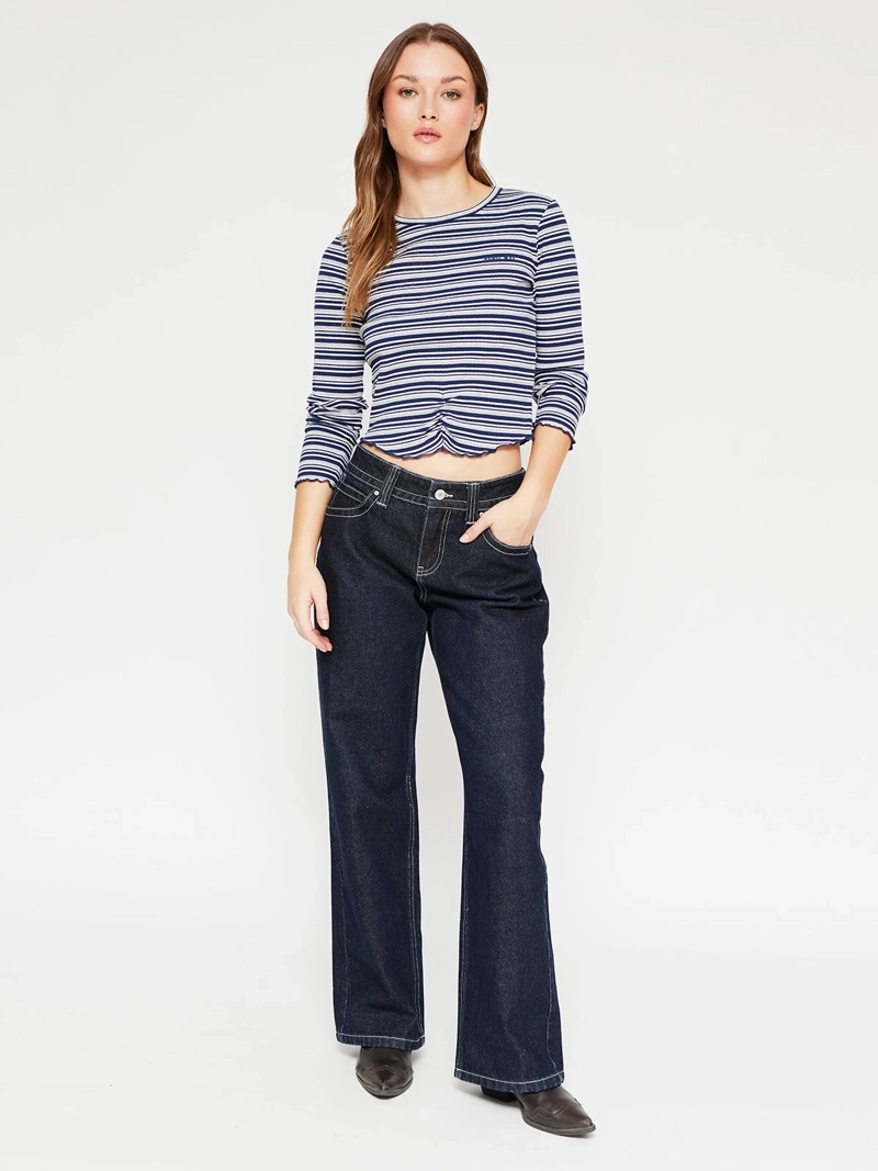 POLERA MUJER AEROPOSTALE ALGODÓN RIB - 4