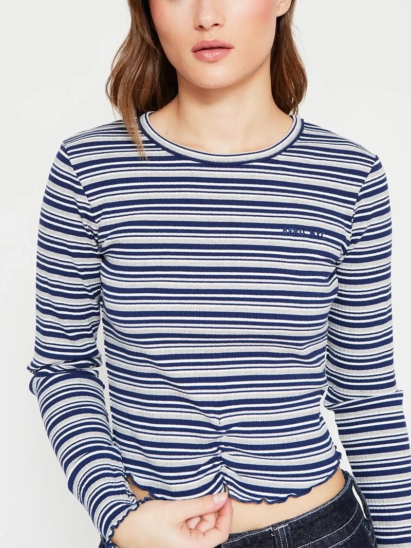POLERA MUJER AEROPOSTALE ALGODÓN RIB - 3