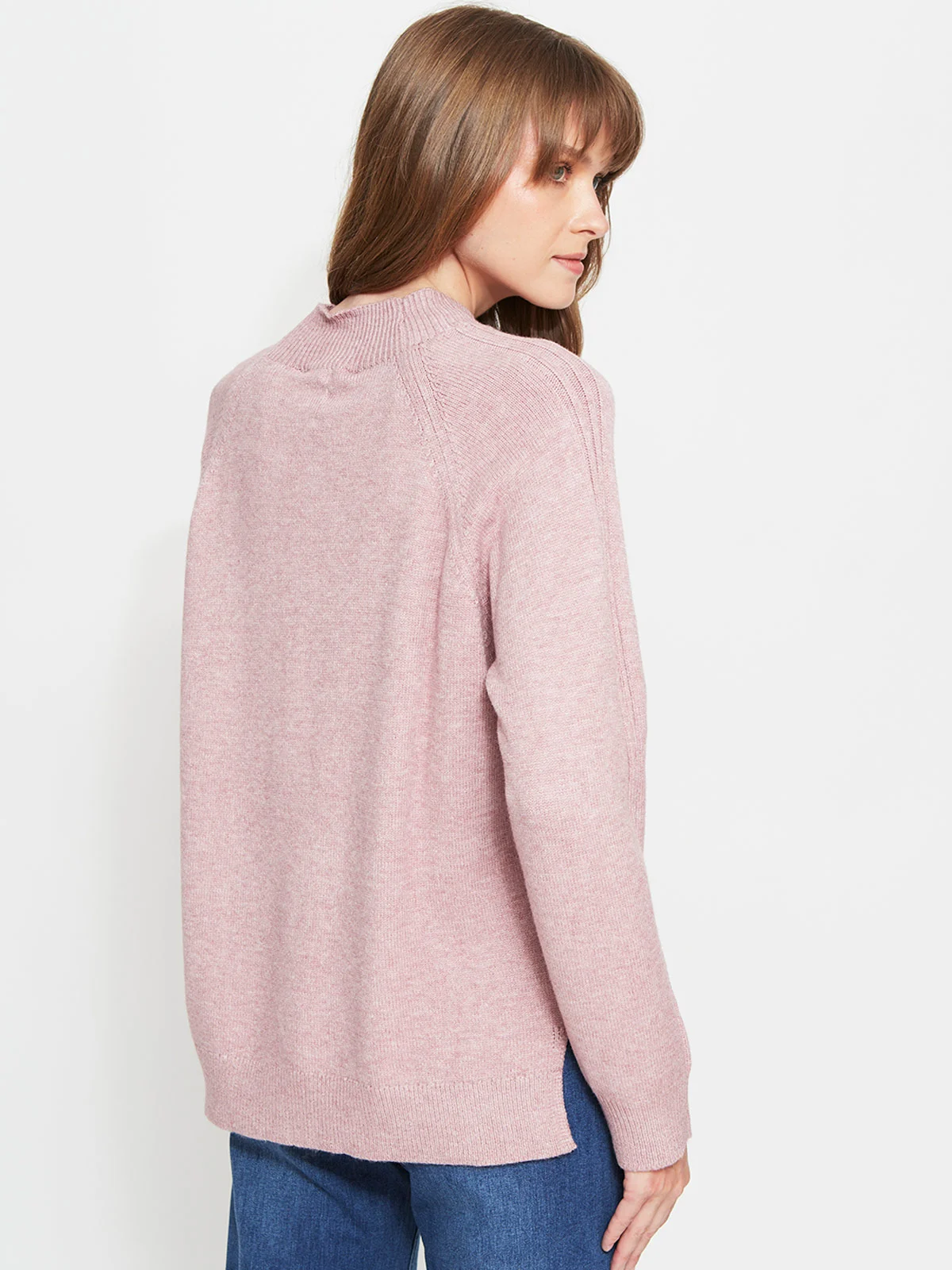 SWEATER MUJER AZIZ CUELLO MOCK - 2