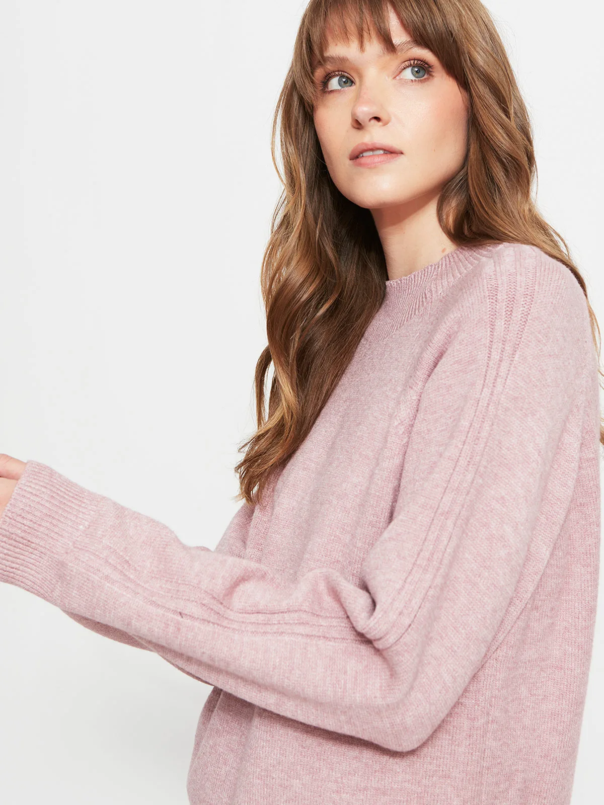 SWEATER MUJER AZIZ CUELLO MOCK - 3
