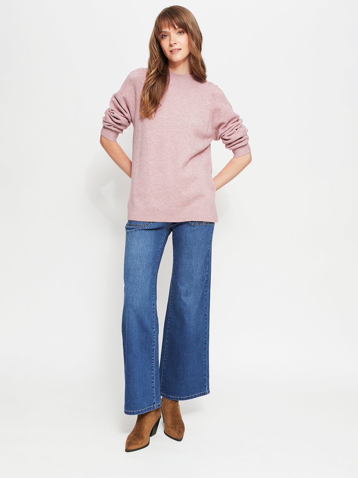 SWEATER MUJER AZIZ CUELLO MOCK - 4