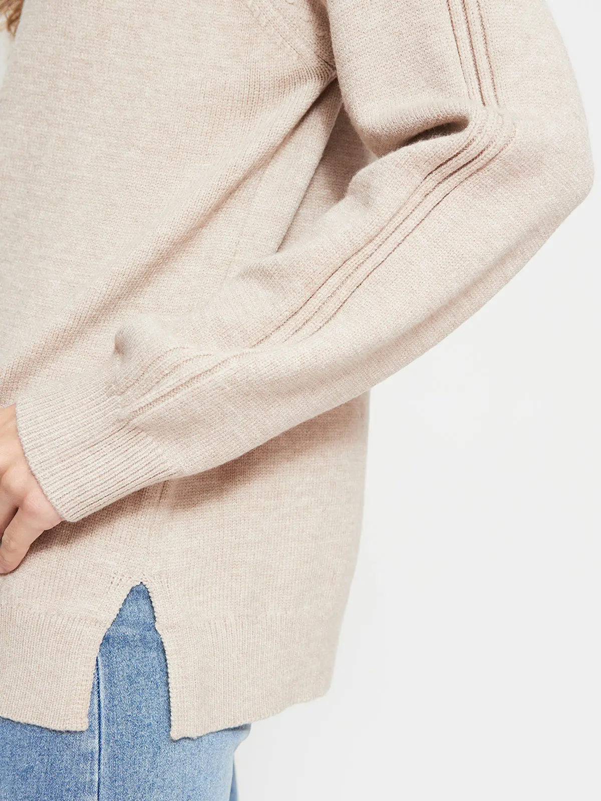 SWEATER MUJER AZIZ CUELLO MOCK - 3