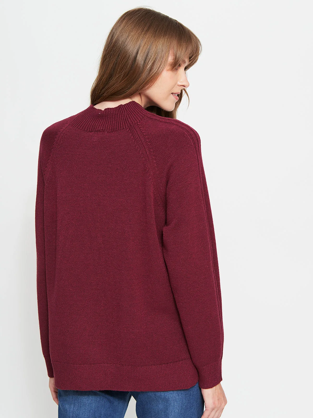 SWEATER MUJER AZIZ CUELLO MOCK - 2