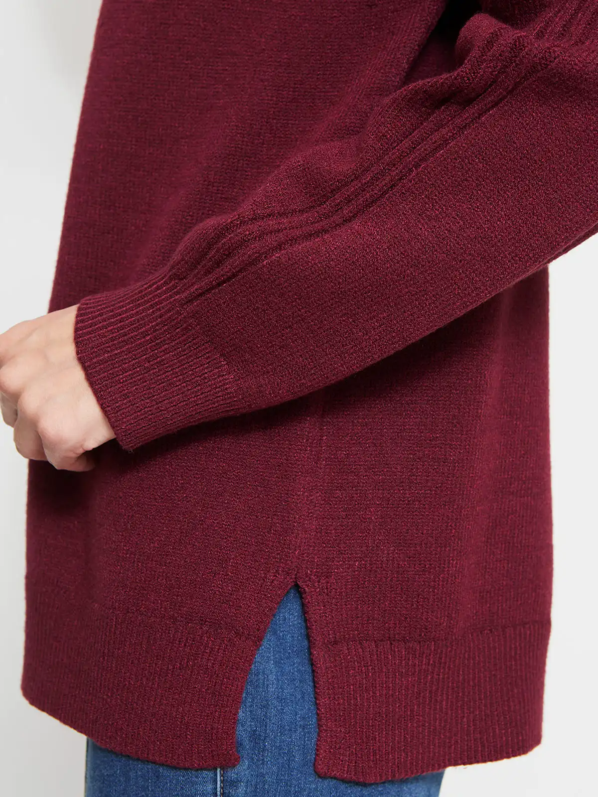 SWEATER MUJER AZIZ CUELLO MOCK - 3