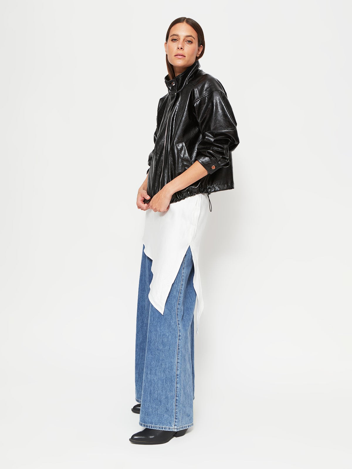 BLUSA MUJER MARQUIS SATÍN ASIMÉTRICA - 4