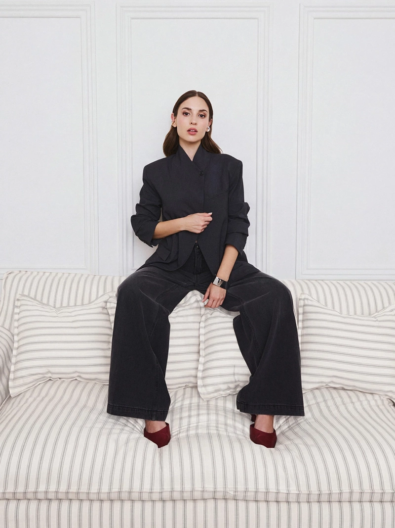 BLAZER MUJER MARQUIS CUELLO MAO - 1