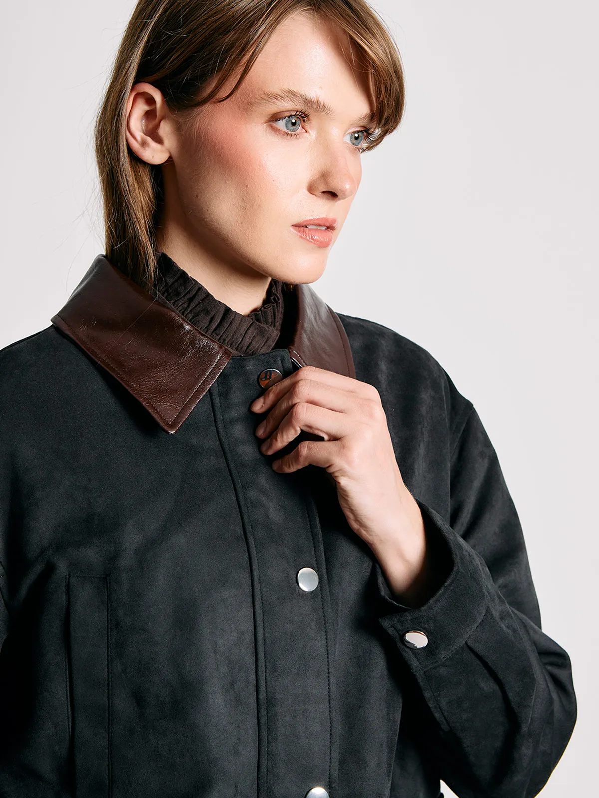 CHAQUETA MUJER MARQUIS EFECTO PIEL - 3