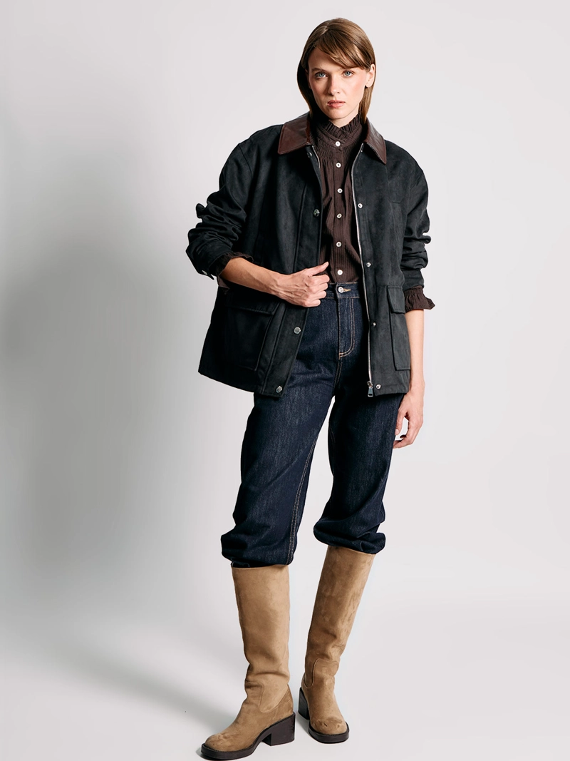 CHAQUETA MUJER MARQUIS EFECTO PIEL - 4