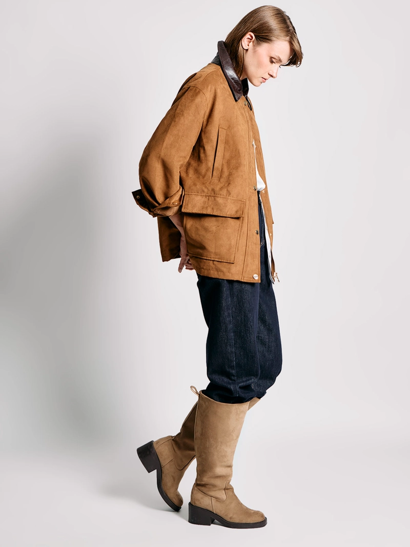 CHAQUETA MUJER MARQUIS EFECTO PIEL - 4