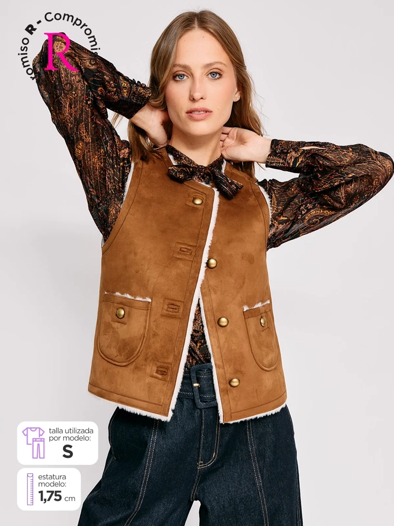 CHAQUETA MUJER MARQUIS SIN MANGAS - 2